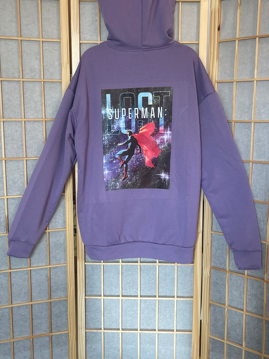 Purple Superman Hoodie